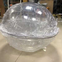 Dôme en acrylique transparent personnalisé lucarne demi-boule feuille acrylique transparente pour l'extérieur bâtiment toit soufflage modelage en plastique