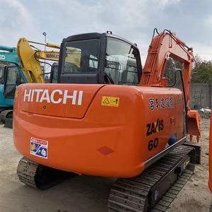 Hitachi ZX60 Mini-pelle fabriquée au Japon avec une capacité de 6 tonnes Petite pelleteuse de terrassement Vente bon marché Composants de moteur à noyau d'occasion - Product Image 1