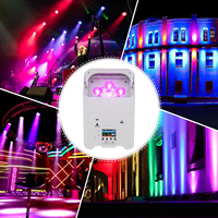 8 Projecteurs PAR LED 6x18W RGBWA UV 6-en-1 sur Batterie avec Flight Case, DMX Sans Fil, pour DJ, Mariage et Fête