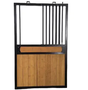 Steel hot dip equine barn outdoor 12 foot horse stall fronts