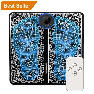 Hot Products TENS Massage Pad Feet Muscle Stimulator Massage Mat Electric Vibrating EMS Foot Massager