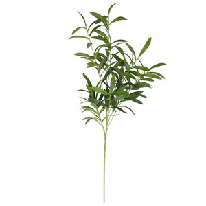 10 Ramas de Hojas de Olivo Artificiales de 95 cm de Altura, Simulación de Plantas Verdes Decorativas para Interiores - Product Image 4