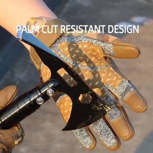 Guantes Tácticos de Seguridad Resistentes a Cortes, para Trabajo, Caza, Invierno, Actividades al Aire Libre, con Pantalla Táctil, Duraderos y Resistentes - Product Image 6