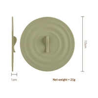 Couvre-tasse en silicone de 10 cm, anti-poussière, anti-fuite, universel, réutilisable, pour tasse à café, thé, tasse de bureau, logo personnalisé
