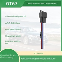 Traceur GPS de voiture GT67 GPRS 2G avec relais, coupure moteur à distance, haute précision, traceur dissimulé pour moto et automobile AIKA