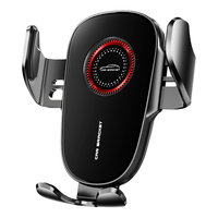 Support de téléphone de voiture rotatif à 360° à commande manuelle, fixation silencieuse sur grille d'aération, léger, support GPS, directement de l'usine
