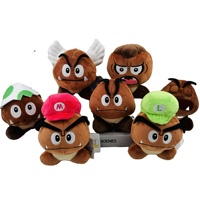 Petite peluche champignon Mario, déguisée en Mario, Luigi, Yoshi, ou en forme de châtaignes endormies, version premium, personnage de dessin animé