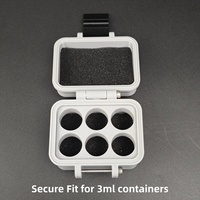 Boîtes d'emballage en PETG écologiques pour flacons de peptides rectangulaires à 6 compartiments de 3 ml, solutions de stockage personnalisées en gros de haute qualité OEM