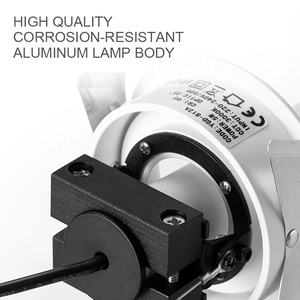 Ange réglable moulage sous pression en aluminium Long baril blanc COB encastré <span class=keywords><strong>Spot</strong></span> lampe pour galerie d'art musée ménage Commercial - Product Image 5