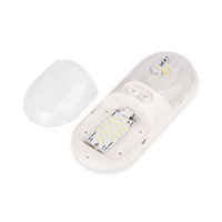 Luminaire de plafond LED à Double dôme pour camping-Car, avec interrupteur ON/OFF, éclairage d'intérieur pour RV, remorque, camping-Car, voiture et bateau, dc 12v