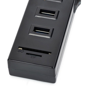 Hub USB Xinqiyi Combo 3 ports avec lecteur de carte SD TF à commutation indépendante pour ordinateur portable - Product Image 4