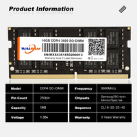 For DDR4 RAM 8GB 4GB 16GB Memory SO-DIMM for Laptop 2666MHz 3200MHz CL17 in Stock CE Certified Fast Delivery