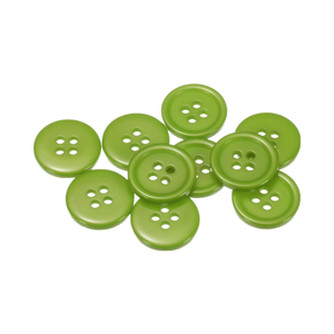 Quarkzman Gói 10 Lớn May Nút 11/16 <span class=keywords><strong>Inch</strong></span> (18Mm) Nhựa Nhựa Thân Thiện Với Môi 2-Lỗ Hạt Flatback Cho Quần Áo Áo Khoác - Product Image 1