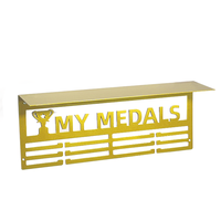 Porte-médaille Affichage Or Wallhung Trophées Cyclisme Cintre Qualité Nylon Plaque Décoratif Aviron Rack Imprimer Conception Danse Gymnases