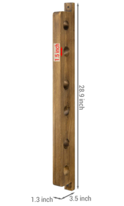 Soporte para botellas <span class=keywords><strong>de</strong></span> vino <span class=keywords><strong>de</strong></span> madera hecho en fábrica estante <span class=keywords><strong>de</strong></span> exhibición <span class=keywords><strong>de</strong></span> vino montado en la pared - Product Image 4