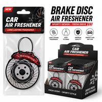Ambientadores de Coche Personalizados al por Mayor con Logotipo, Troquelados, con Múltiples Fragancias, Aroma Duradero, Regalo Promocional, Embalaje para Venta al por Menor