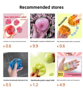 Jouet à presser en plastique rouge Vaseline en forme de grosse pomme – Anti-stress, pour soulager la colère, à récupération lente - Product Image 6