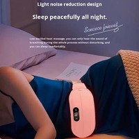 Ceinture chauffante intelligente pour soulager les douleurs menstruelles, avec vibration, massage du ventre et du bas du dos, ceinture chauffante pour le ventre, masseur utérin chauffant
