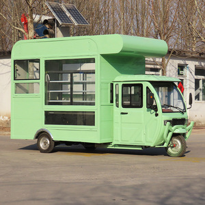Camión de Comida Eléctrico Tipo Tuk Tuk de 3 Ruedas, Cocina Móvil Híbrida para Negocios de Comida Callejera - Product Image 2