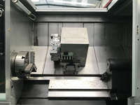 Tour CNC automatique à grande vitesse TCK550 à banc incliné, tourelle hydraulique, broche simple, usinage horizontal robuste, moteur FANUC haute performance