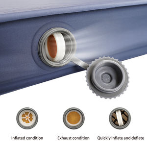 Materassino auto-gonfio ad aria e facile da piegare arrotolato per campeggio all'aperto parco ospedale soggiorno palestra uso durevole Topper TPU - Product Image 3