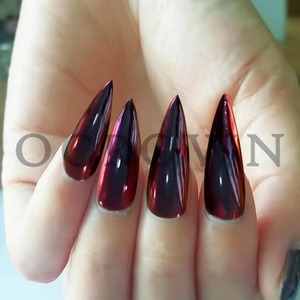 Hot bán Đỏ/Đen/Tím Tắc Kè Hoa Eyeshadow sắc tố bột xe sơn sắc tố - Product Image 6