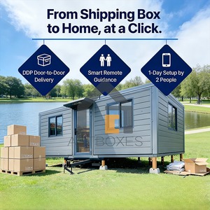 Maisons conteneurs extensibles 40 pieds à faible coût, vente en gros, revêtements de sol OEM MFB, commande en gros pour constructeurs et développeurs, <span class=keywords><strong>prix</strong></span> d'usine - Product Image 4