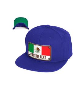 Custom Embroidery Logo Mexico Style Mesh Snapback <b>Flat</b> Bill <b>Caps</b> Street Wear Outdoor Sports for <b>Men</b> and Women - Product Image 3