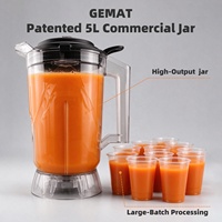 Blender Dapur Komersial, Juicer, Mixer Basah dan Kering, Penggiling, Mesin Penghancur Es Smoothie yang Kuat, Pengolah Makanan