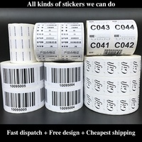 Usine pas cher personnalisé bas quantité minimale de commande impression logo qr code autocollant pour emballage étanchéité code à barres produit étiquette d'étanchéité