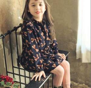 Ropa al por Mayor para Niños, Vestido Español de Punto con Patrón para Niñas - Product Image 3