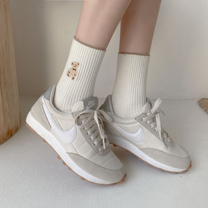 Women's Mid-Calf <b>Socks</b> With Cartoon Bear Pattern <b>Polyester</b> Cotton Autumn Winter Casual Style Slouch <b>Socks</b> - Product Image 2