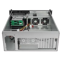 Châssis de serveur Rackmount 2 bays hot swap 4U industriel pc atx computer server cases avec écran HD