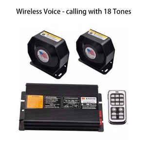 صفارة إنذار لاسلكية للسيارات بقوة 200 واط، جهاز إنذار للطوارئ، صفارة إلكترونية لسيارات الإسعاف ورجال الإطفاء مع مضخم صوت - Product Image 5