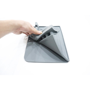 OEM ODM Customized Foldable Silicone Rack Dish Sink Drying <b>Mat</b> With Dish Stander Silicone Square Dish Drying <b>Mat</b> - Product Image 3