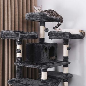 Arbre à chat 2022 : Nouveau modèle moderne en bois et sisal, multi-niveaux, grand luxe, du sol au plafond - Product Image 3