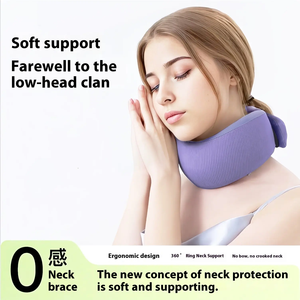 El Cuello pequeño de espuma viscoelástica alivia el dolor de cuello, almohada de soporte de cuello ajustable, soporte suave ajustable para cuello Cervical - Product Image 2