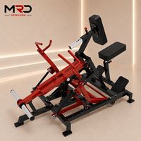 Máquina de remo sentado con carga de placas comercial para entrenamiento de fuerza de espalda y parte superior del cuerpo para gimnasios y centros de fitness