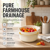 Escurridor de Frutas y Verduras Ecológico, Material Libre de BPA, Gran Capacidad, Gadget de Cocina