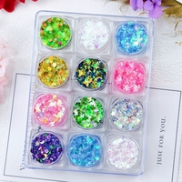 Cosmétiques en vrac écologiques de marque privée personnalisée, paillettes pour animaux de compagnie, polyester, couleurs mélangées, hexagones, décorations de Noël