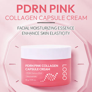 Crème rose au PDRN d'ADN de saumon avec du rétinol, du beurre de karité et de la glycérine - Crème hydratante anti-rides pour le visage - Product Image 2