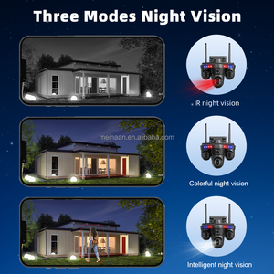 2025 công nghệ mới bốn ống kính 6 động cơ không dây Wifi <span class=keywords><strong>Home</strong></span> video giám sát Ptz IP Camera CCTV ngoài trời Wifi Camera An Ninh - Product Image 4