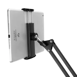 Atacado Metal Multi-Funcional Piso Leitura Tablet Stand Altura Ajustar Leitura Livro Tablet Floor Stand