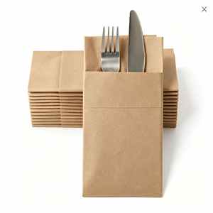 Airlaid <b>Napkins</b> Custom Logo Dinner Tissue <b>Paper</b> Hot Sale Upack 2 Ply Bag Style Disposable Restaurant <b>Napkins</b> - Product Image 6