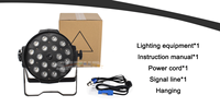 Shehds professionnel 18X18W Zoom Rgbwa Uv 6In1 Led Par lumière aluminium Par peut éclairer l'éclairage de scène Dmx512 polychrome