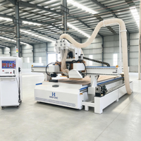 Centre CNC ATC haute vitesse pour le bois 1325 4x8ft avec fonctions de nesting, d'étiquetage et de perçage