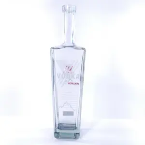 Free Custom Service Glass Bottle Manufacturer Mexico 500 Ml For Whiskey Tequila Vodka Gin Rum Xo Brandy