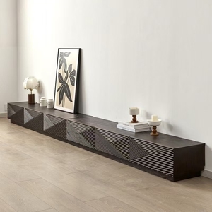 Console <span class=keywords><strong>TV</strong></span> de style français moderne d'inspiration antique avec grand <span class=keywords><strong>meuble</strong></span> de rangement multimédia - Product Image 2