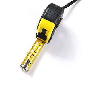 REEKE 7.5m * 25mm lame en acier inoxydable enroulable système métrique ruban à mesurer bouton poussoir serrure coque en plastique ABS pour la mesure - Product Image 6