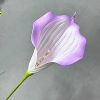 Künstliche Calla-Lilien Blumenstiele für Hochzeit, Hotel und Wohnzimmer-Dekoration